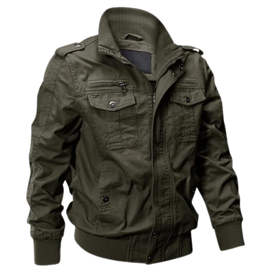 Men's Cotton Lightweight Multi Pockets Jacket