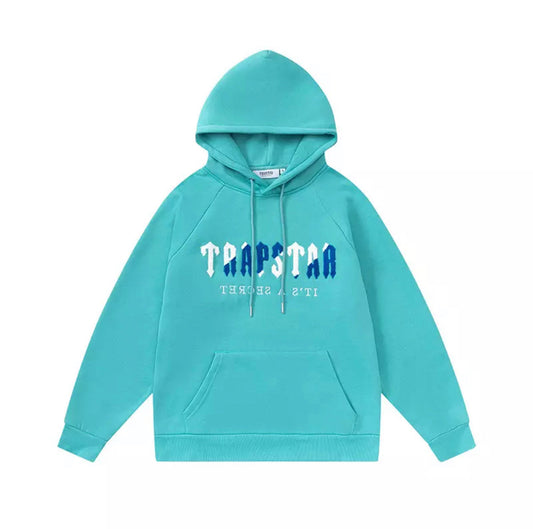 Trapstar Hoodie Blue and White
