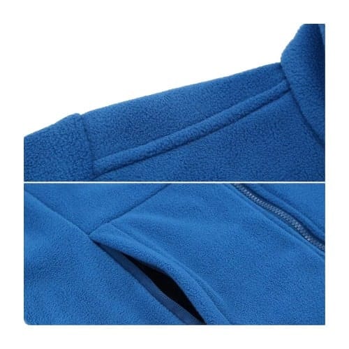 Women's Oversized Fleece Jacket with Sherpa Lining, Long Zip-Up Coat