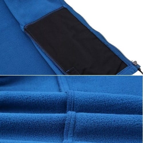 Women's Oversized Fleece Jacket with Sherpa Lining, Long Zip-Up Coat