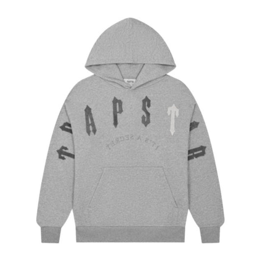 Trapstar Irongate Arch Chenille 2.0 Hoodie - Gray